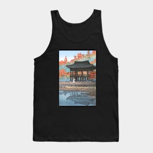 Sanggye Pavilion at Baekyang Temple by Kawase Hasui Tank Top